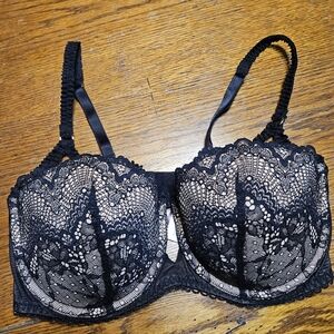 Adore Me Black Lace Bra